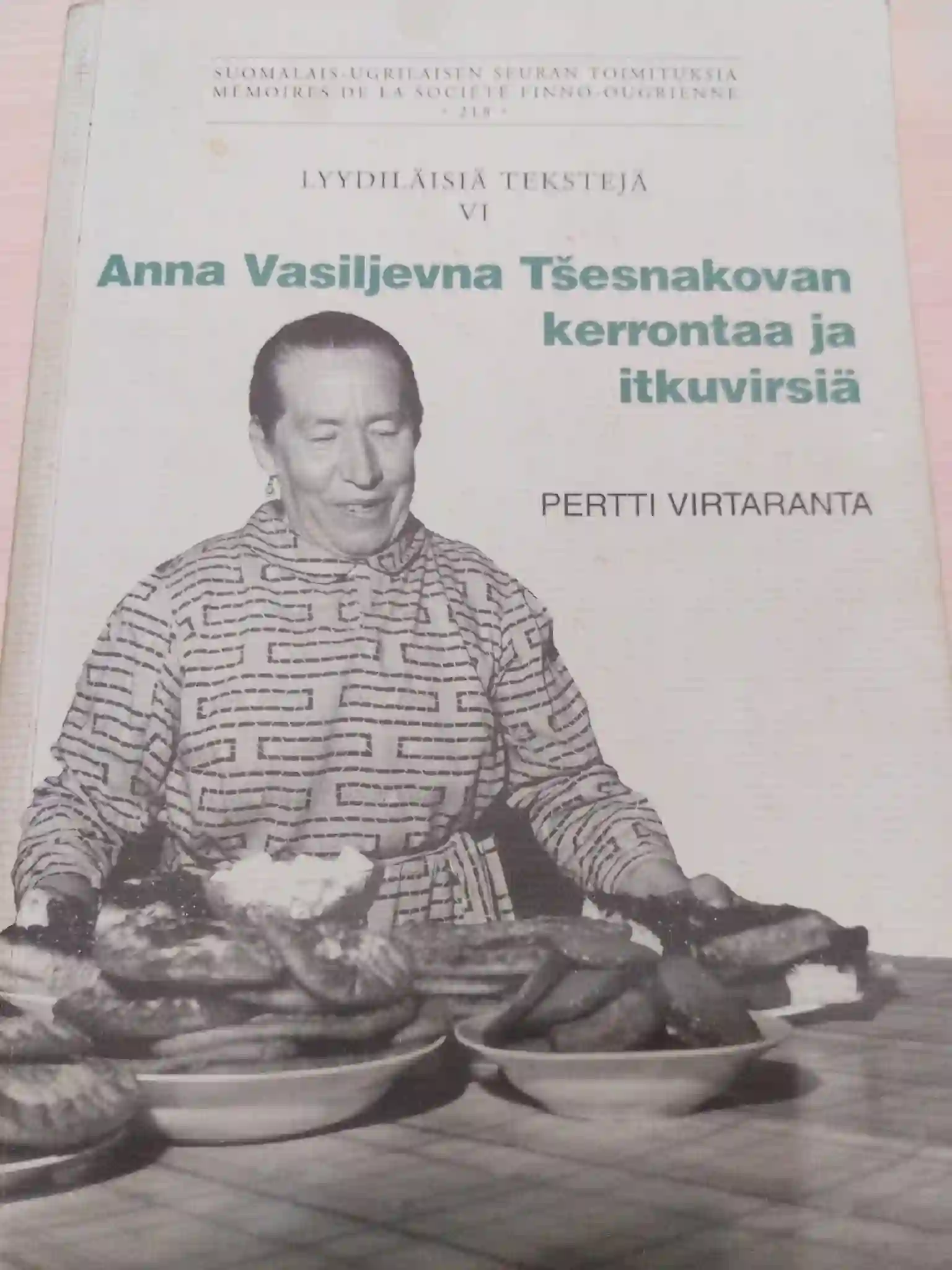 Анна Васильевна Чеснокова в научной серии &laquo;Lyydil&auml;isi&auml; tekstej&auml;&raquo;