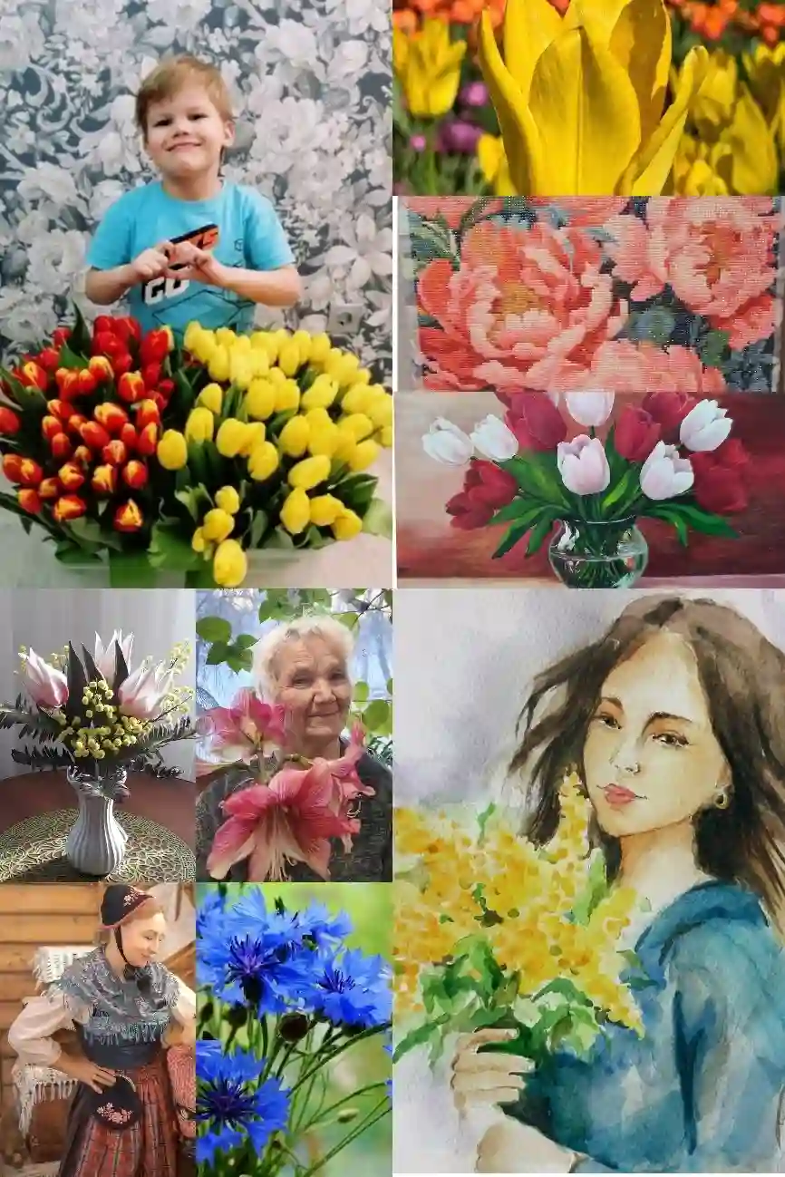 Сборник фотографий с Цветочного фотомарафона